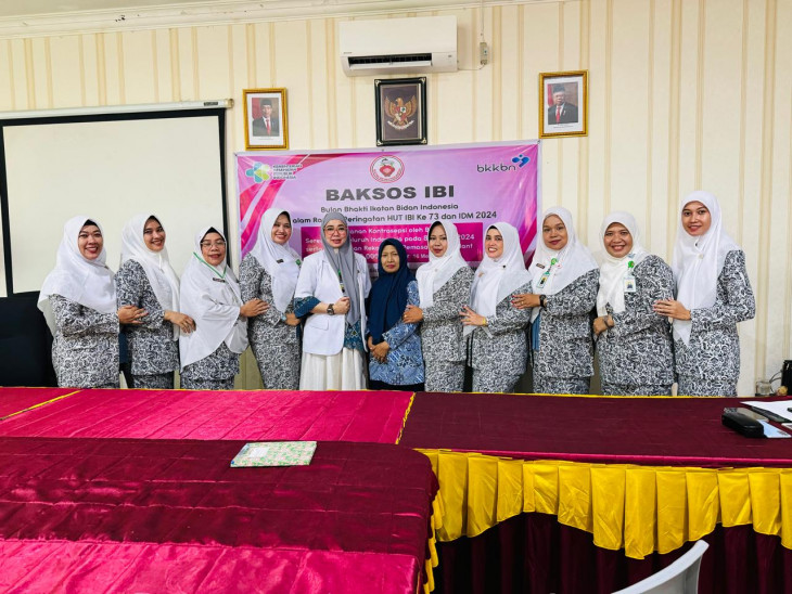 Pelayanan KB serentak dalam rangka HUT IBI ke 73 oleh ranting Tambang