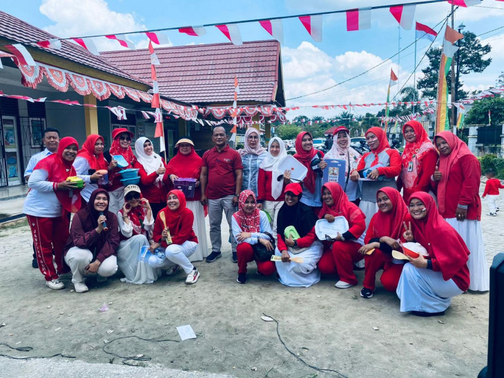 Lomba hari Kemerdekaan di UPT Puskesmas Tambang