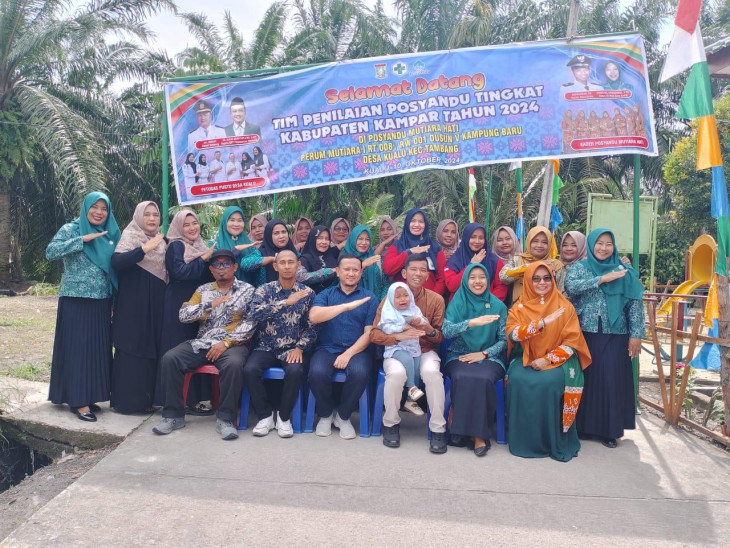 Penilaian Posyandu Mutiara Hati dalam rangka Lomba posyandu tingkat Kabupaten