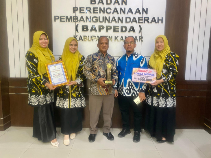 UPT Puskesmas Tambang mendapatkan nominasi JUARA III lomba INOVASI daerah Tingkat Kabupaten Kampar