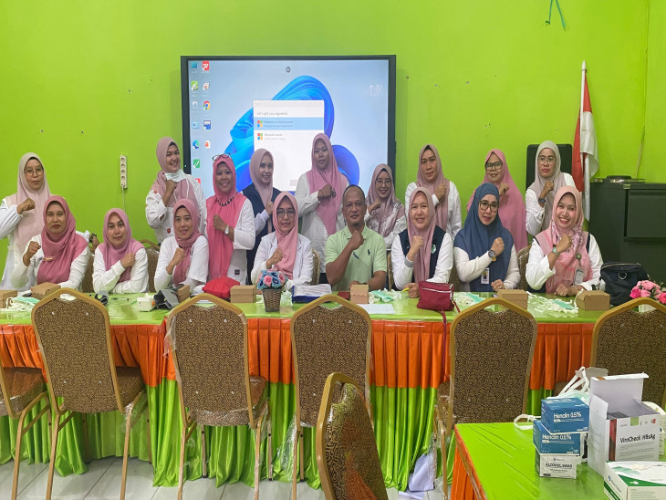 Kegiatan CKG (Cek Kesehatan Gratis) di SMANPLUS PROVINSI