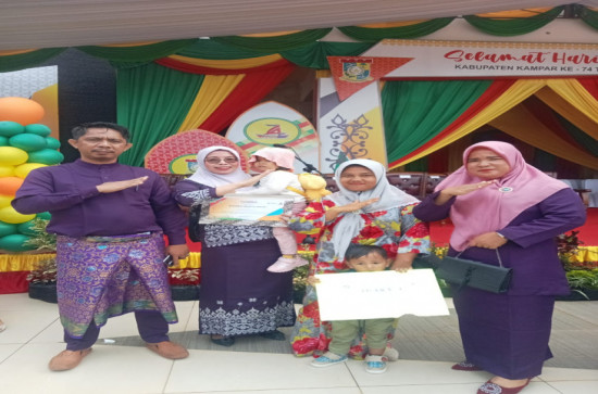 HUT KAMPAR KE 74 : Lomba Balita Sehat Tingkat Kabupaten Kampar