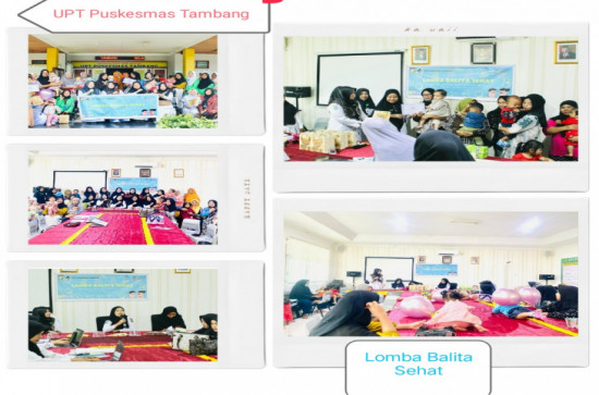 Lomba Balita Sehat tingkat Kecamatan Tambang