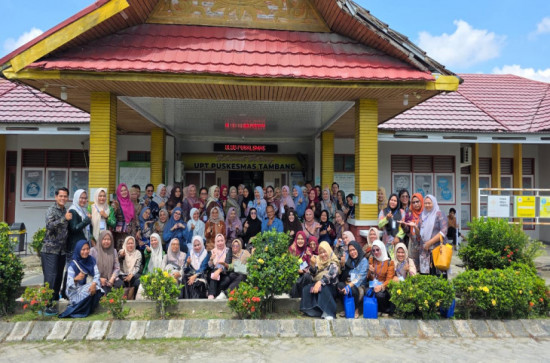 Studi Tiru Bimbingan Teknis Program CKG bagi Puskesmas Kab Rokan Hilir ke Puskesmas Tambang